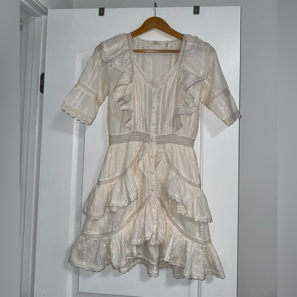 Loveshackfancy Ruffled Button Down Dress - image 1
